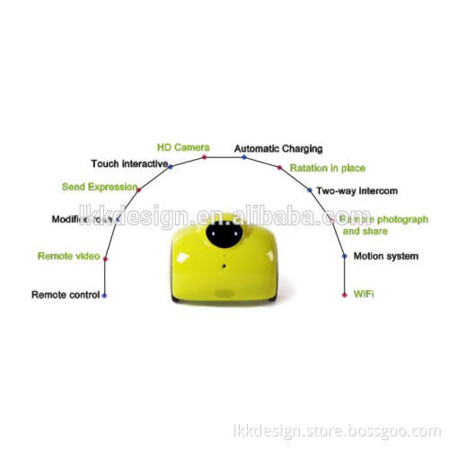 Home Security Indoor Pan Robot HD 720P Audio Robot Wireless IP Camera Security